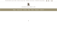 Desktop Screenshot of pearsonbollmanlaw.com